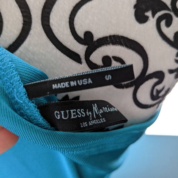 Turquoise Marciano dress sz-S - Picture 2 of 5